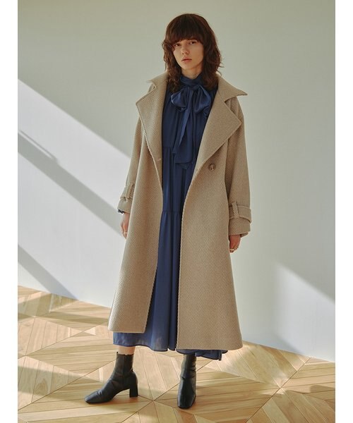 レディースのチェスターコート ベージュ クリーム色 肌色 通販 ららぽーと公式通販 Mall