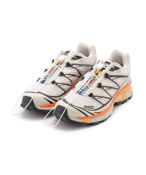 SALOMON XT-6 スニーカー 25cm beige orange-