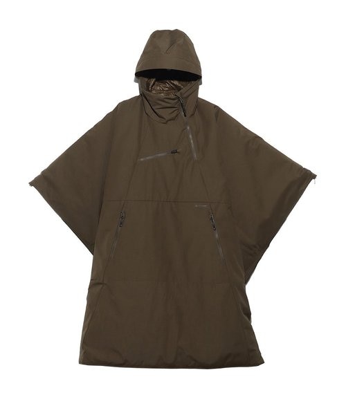 Texas Body Hanging Hooded 不味く Grayロングマント