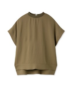 【emmi atelier】バックジョーゼットサテンドルマンTOPS