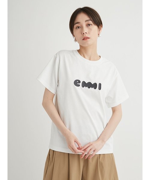 eco UVカットemmiロゴTシャツ