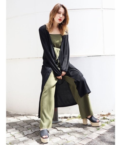 元のエモダ ロング カーディガン 人気のファッショントレンド