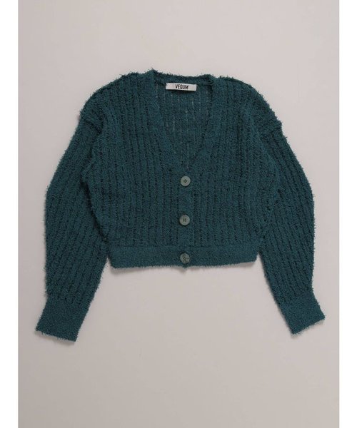 VEQUM】CROP LOW GAUZE CARDIGAN | EMODA（エモダ）の通販 - &mall