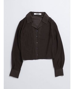 【VEQUM】SHEER COMPACT SHIRT