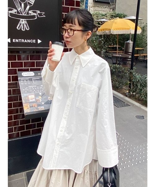 スリーブデザインビックシャツ | Ungrid（アングリッド）の通販 - &mall