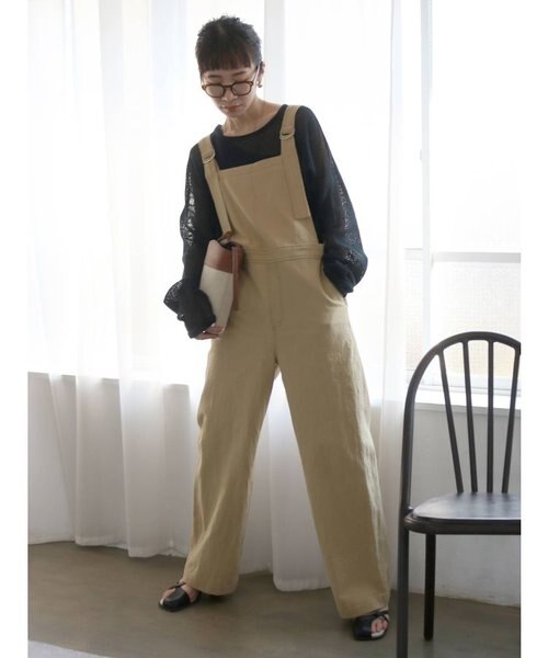 バイカラーステッチサロペット Ungrid アングリッド の通販 Mall