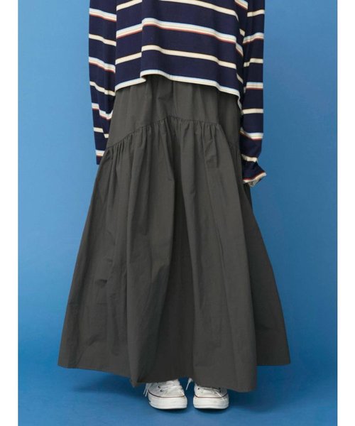 ギャザーデザインスカート | Ungrid（アングリッド）の通販 - &mall