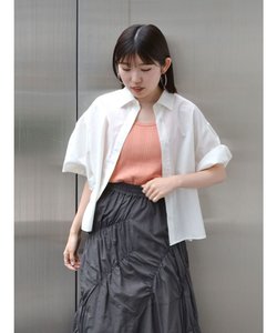 【WEB限定】タックデザインハーフスリーブシャツ