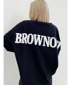 BROWN OUTドルマンスウェットTOPS
