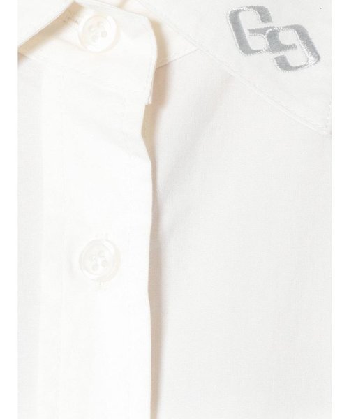 GG embroidery collar シャツ | GYDA（ジェイダ）の通販 - &mall