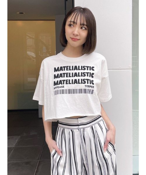 MATERIALISTIC ショートTシャツ