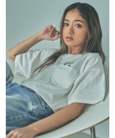 【みちょぱコラボ】MMポケットデザインショートTシャツ | GYDA