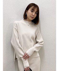 【SET着用可能】サイドスリットニットTOPS