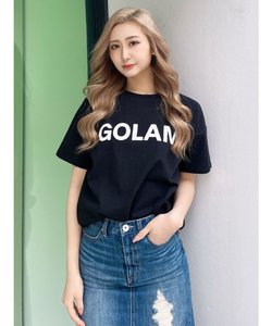 GOLAMスパンコールBIG Tシャツ