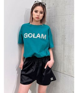 GOLAMスパンコールBIG Tシャツ