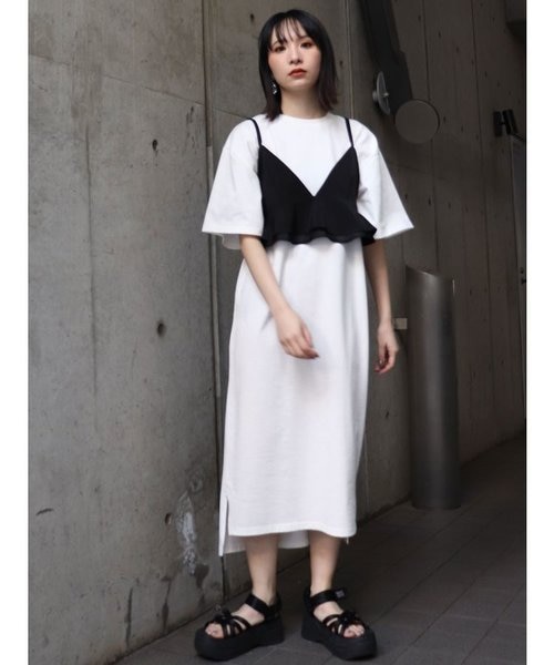 Bigスリーブカットワンピース Murua ムルーア の通販 Mall