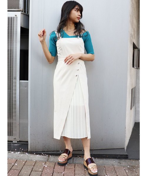 タイトアシメジャンパースカート | MURUA（ムルーア）の通販 - &mall