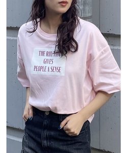 ボックスプリントTシャツ