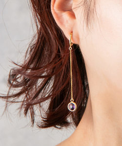 Favorible　Vidro long earrings