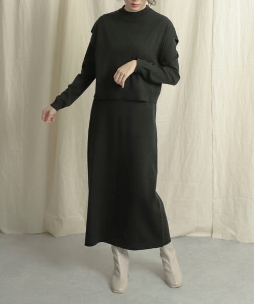 Web 一部店舗限定 ニットワンピースレイヤードアンサンブル Urban Research アーバンリサーチ の通販 Mall