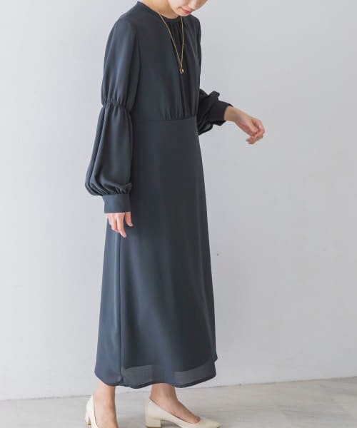 La Maison シャーリングパフ袖口ワンピース Urban Research アーバンリサーチ の通販 Mall