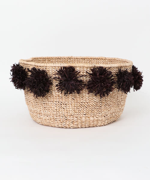 Indego Africa　Black Pom Basket