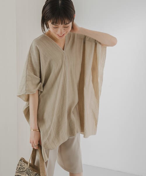 Web 一部店舗限定 バイカラーメローポンチョ Urban Research アーバンリサーチ の通販 Mall