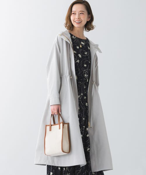 ウエストギャザーフードロングコート Urban Research アーバンリサーチ の通販 Mall