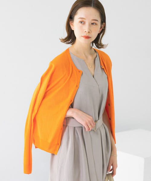 レディースのカーディガン オレンジ 橙色 通販 ららぽーと公式通販 Mall