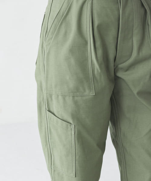 ユニセックス』バックサテンUTILITY TROUSERS by SHIOTA | URBAN