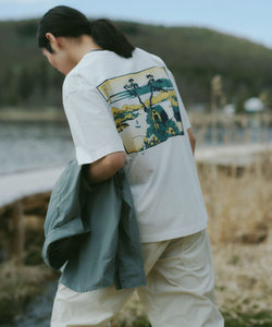 『接触冷感』UKIYO-E LAKE T-SHIRTS