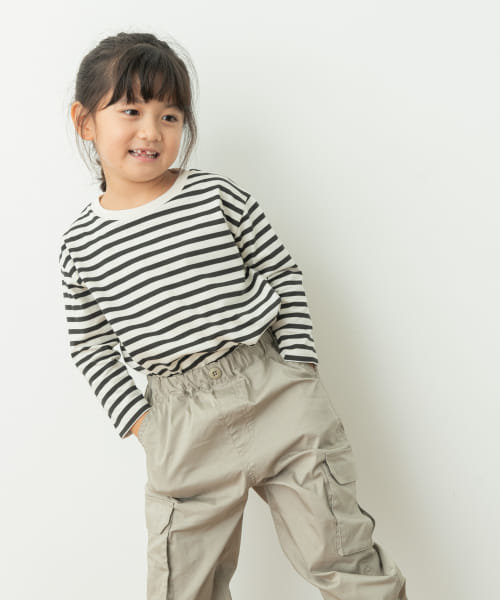 コットンクルーネックロンTシャツ(KIDS)