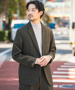 『イージーケア』LIFE STYLE TAILOR　ウールライクツイルコンフォータブルジャケット