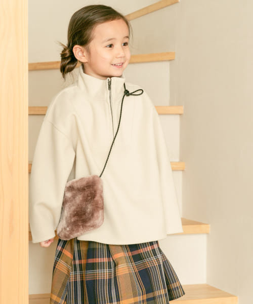 『親子リンク』add fabrics ハーフジップ(KIDS)