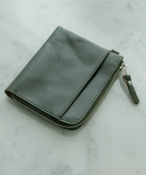 URBAN RESEARCH iD　italianleather zipwallet