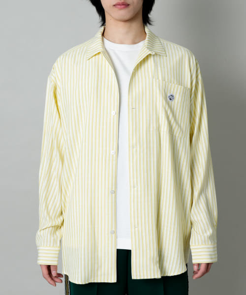 ddp　STRIPE OPEN COLLAR SHIRTS