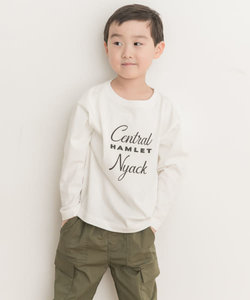 『WEB/一部店舗限定サイズ』『親子リンク』ロゴプリントロンTシャツ(KIDS)