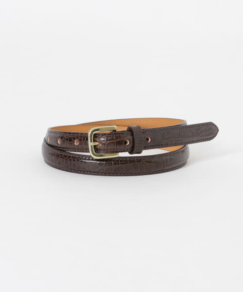 Scye　Press Croco Dress Belt