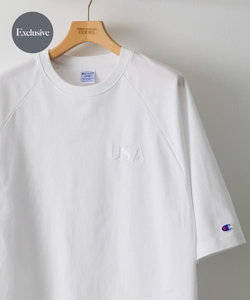 『別注』Champion×DOORS　RAGLAN USA T-Shirts