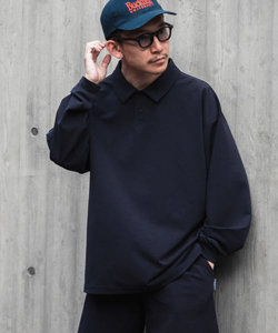 FUNCTIONAL WIDE LONG-SLEEVE ポロシャツ