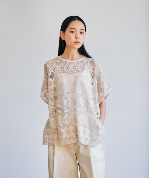 かぐれレースポンチョプルオーバー