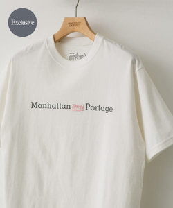 『別注』Manhattan Portage×DOORS　胸ロゴ プリント Tシャツ