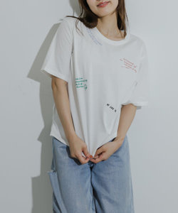 ロゴシシュウグラフィックTシャツ(半袖)