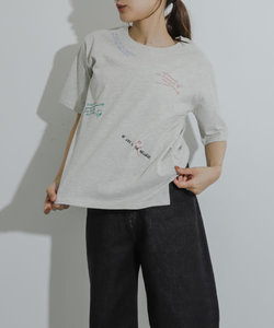 ロゴシシュウグラフィックTシャツ(半袖)
