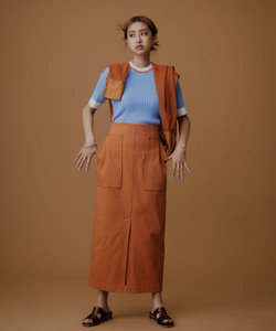『一部WEB限定カラー』『TALLサイズ/WEB限定』アウトポケットジャージースカート