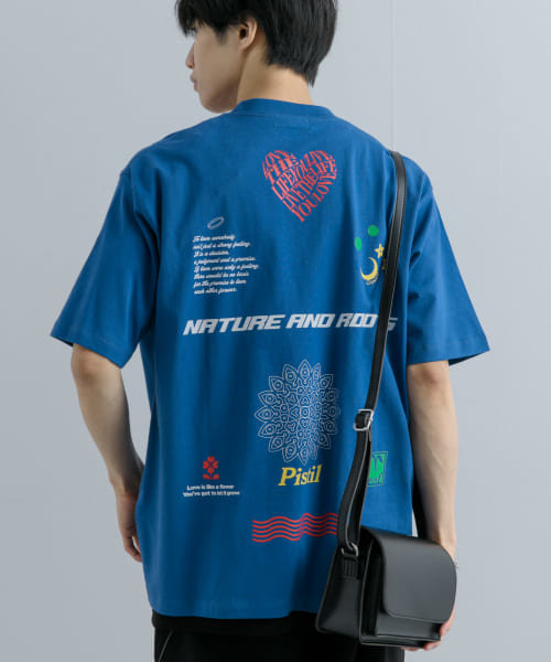 ロゴグラフィックTシャツ(5分袖) A