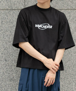 ロゴグラフィックボクシーTシャツ(5分袖)