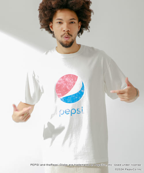 PEPSIロゴショートスリーブTシャツ