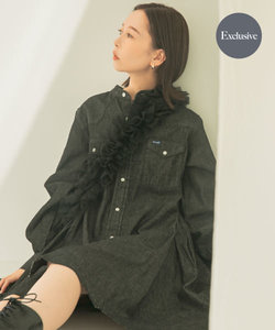 『別注』Wrangler×ROSSO　WESTERN MINI DRESS