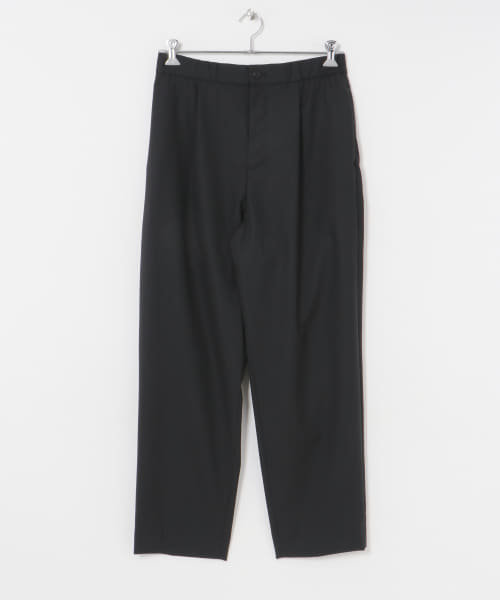 ATON　WOOL TROPICAL TAPERED PANTS
